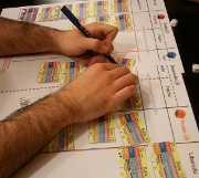 Imagen de un taller de Kanban